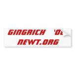 Gingrich   '08 Newt.Org Bumper Stickers