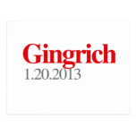 GINGRICH 1-20-2013 POST CARD
