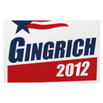 GINGRICH 2012 Banner Customized Stationery