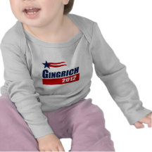 GINGRICH 2012 Banner T Shirts