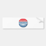 Gingrich 2012 bumper stickers