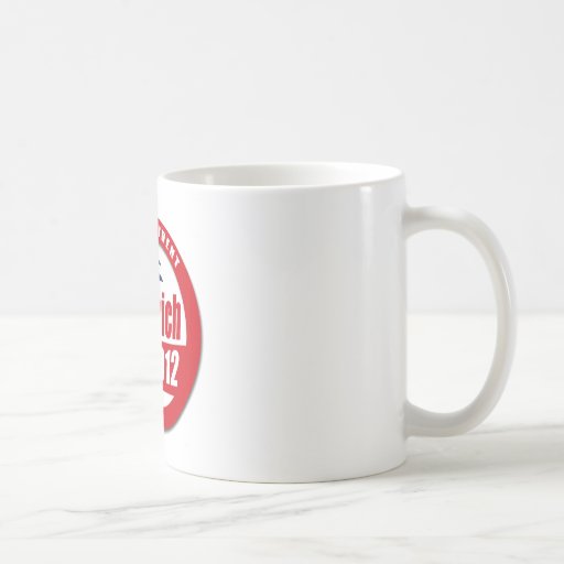 Gingrich 2012 button mugs