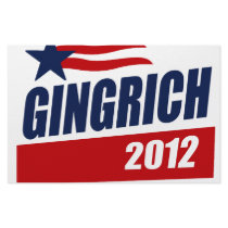 GINGRICH 2012 CAMPAIGN BANNER CUSTOM STATIONERY