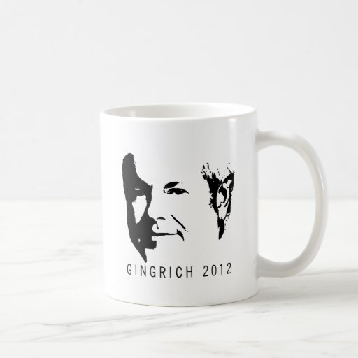 GINGRICH 2012 FACE MUG