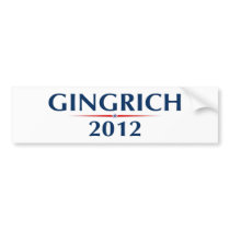 GINGRICH 2012 (v102) bumper stickers