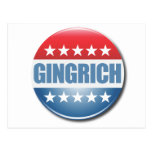 Gingrich Button Post Cards