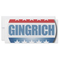 Gingrich Button Personalized Rack Card