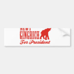 GINGRICH FOR PRESIDENT (GOP) BUMPER STICKER