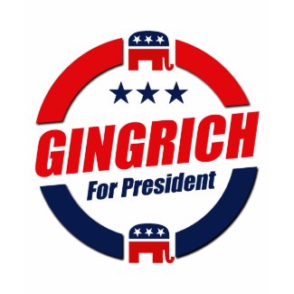 GINGRICH FOR PRESIDENT (Republican) shirt