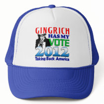 Gingrich Has My Vote Trucker Hats