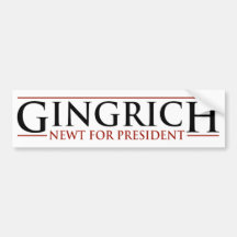 Gingrich - Newt for Presidnet Bumper Stickers