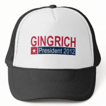 Gingrich President 2012 Trucker Hats