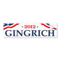 Gingrich President 2012 (v105) bumper stickers