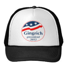 Gingrich President 2012 (v105) Hats