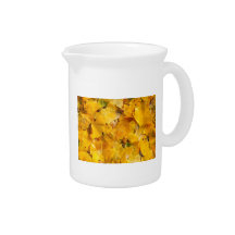 Ginkgo Biloba leaves Beverage Pitchers