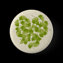 Ginkgo Leaf Heart buttons