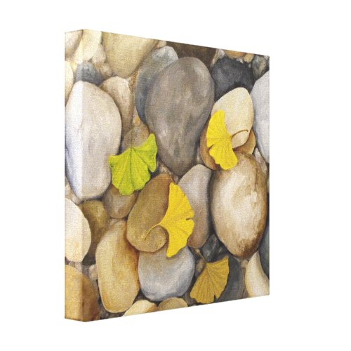 and pebbles canvas art