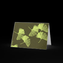 Ginkgo Leaves cards