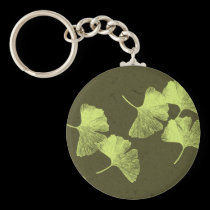 Ginkgo Leaves keychains