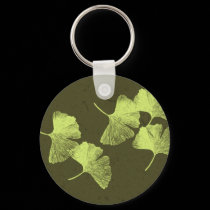 Ginkgo Leaves keychains