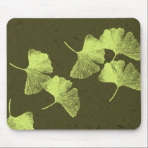 Ginkgo Leaves mousepads