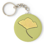 Ginko Fall Leaf Key Chain
