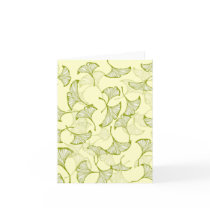 Ginko Leaves Card