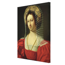 Giovanna I  Queen of Naples, 1842 Gallery Wrap Canvas