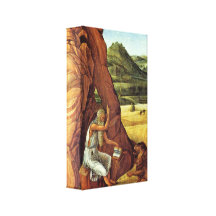 Giovanni Bellini - Jerome in the Desert Stretched Canvas Print
