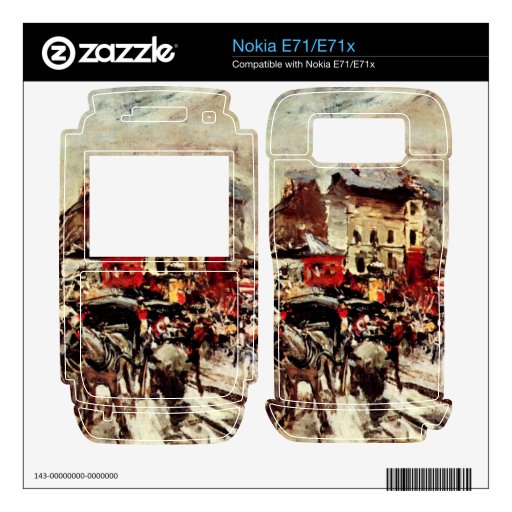 Giovanni Boldini - Outcome of a masked ball in Mon Nokia E71x Decals