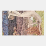 Giovanni Segantini - The vanity detail Sticker