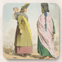 Gipsies, plate 25 from Volume I of 'The Manners, C Beverage Coasters