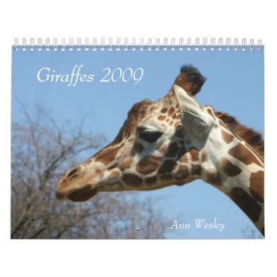 Giraffe 2009 Calendar by amwesley