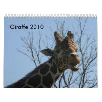 Giraffe 2010 calendars by amwesley Giraffe 2010 calendars