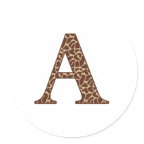 Giraffe A stickers