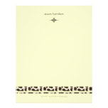Giraffe accent letterhead