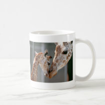 Giraffe and Baby mug mugs