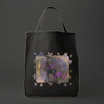 Giraffe and flame fractal Bag bags