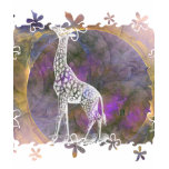 Giraffe and flame fractal Tshirt