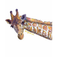 Giraffe Art Summer Camouflage T Shirts shirt
