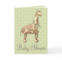 Giraffe Baby Shower Invitation cards