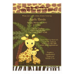 Giraffe Baby Shower Invitation Safari Jungle Mommy