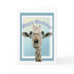 Giraffe Birthday Cards