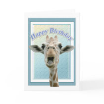 Giraffe Birthday Cards