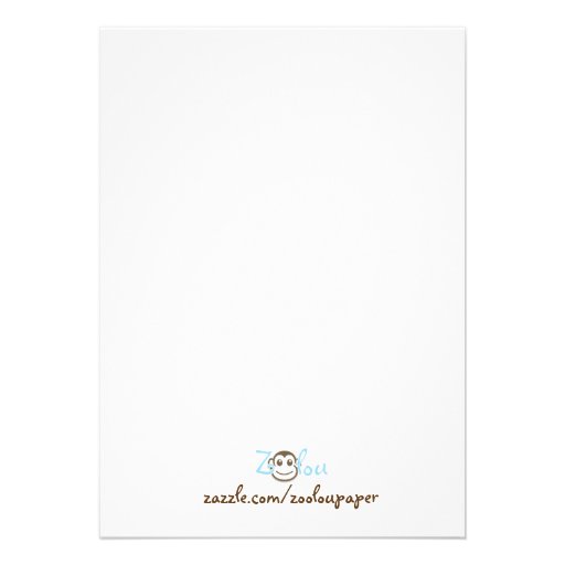 Giraffe Birthday Invitation and Announcement