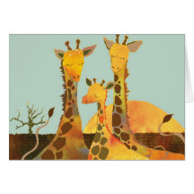 Giraffe: Blank Card