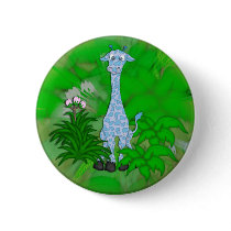 Giraffe-blue buttons by grandmadina Giraffe-blue buttons