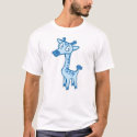 Giraffe - Blue t-shirts