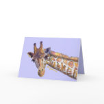 Giraffe Camouflage Greeting and Note Cards
