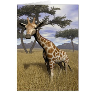 Giraffe Card by jasonmit